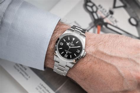 rolex 40mm explorer review|Rolex explorer 36mm vs 40mm.